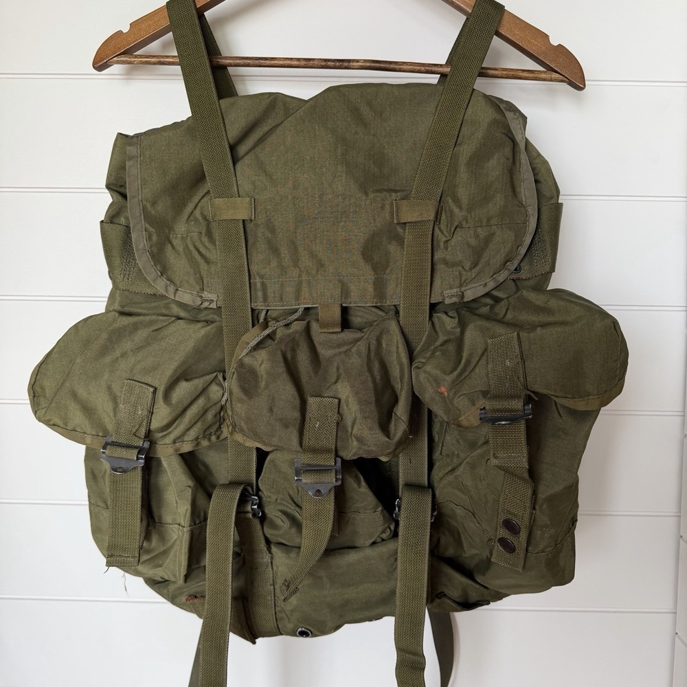 US Army Large Combat Ruck Sack Field Pack Backpack Militaria No Frame VTG
